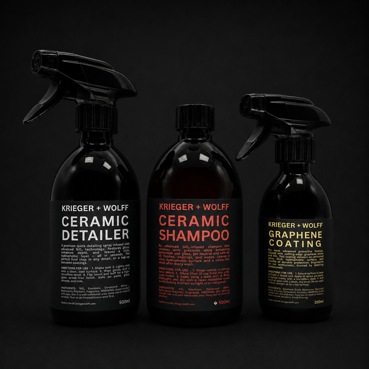 Graphene + Ceramic Shampoo + Detailer