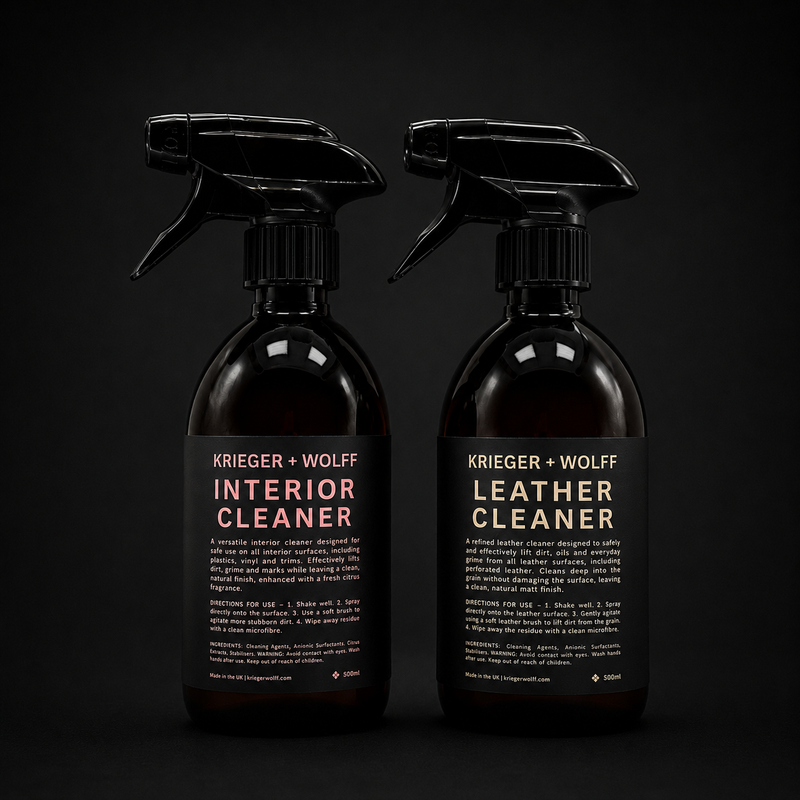 Interior Cleaner + Leather Cleaner - the complete interior system