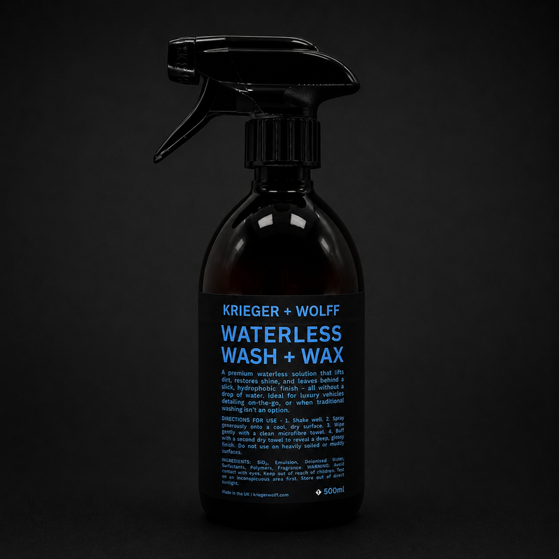 Waterless Wash + Wax - lift contamination without a drop of water